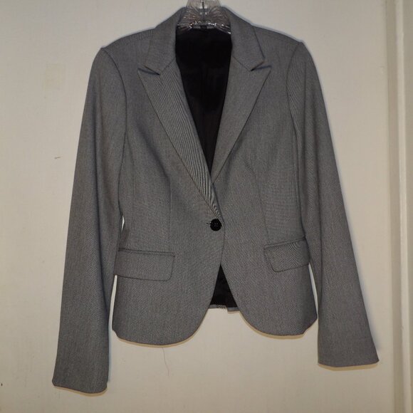 Express Classic Gray Blazer Sz 4 - Picture 1 of 6